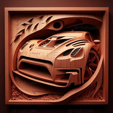 3D мадэль Nissan GT R LM Nismo (STL)